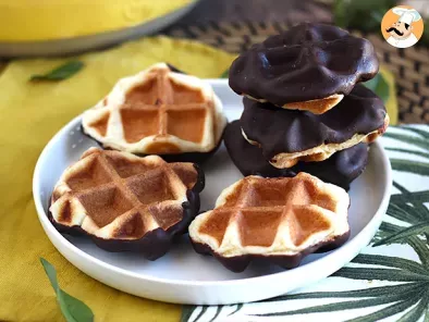 Mini waffle al cioccolato