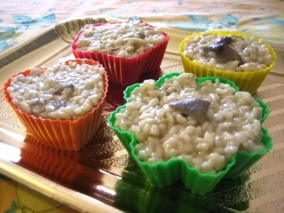 MONOPORZIONE di RISOTTO ai funghi PORCINI