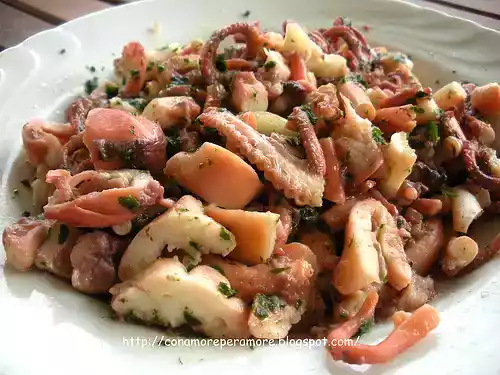 Moscardini in insalata