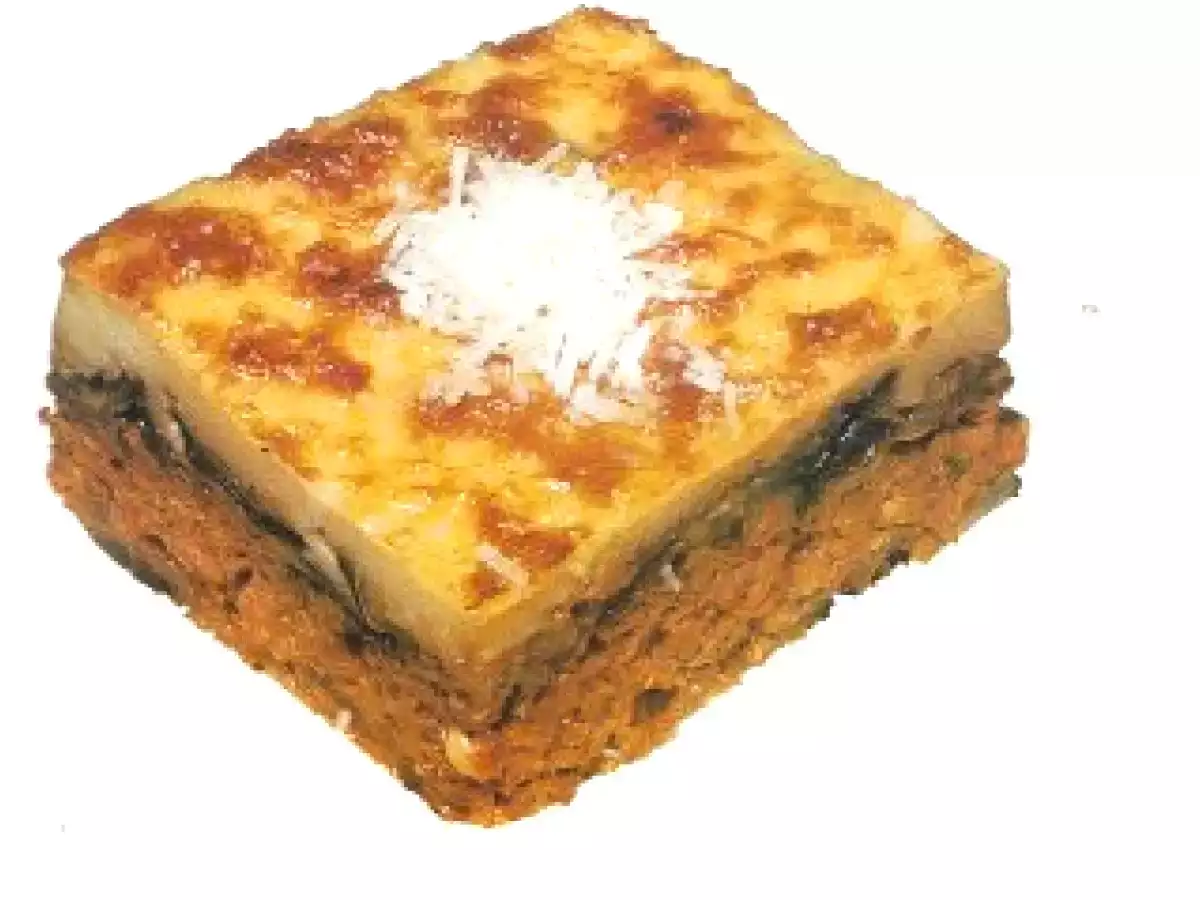Mousaka sformato di melanzane e besciamella