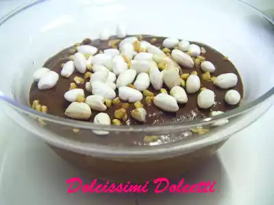 Mousse al cioccolato senza panna