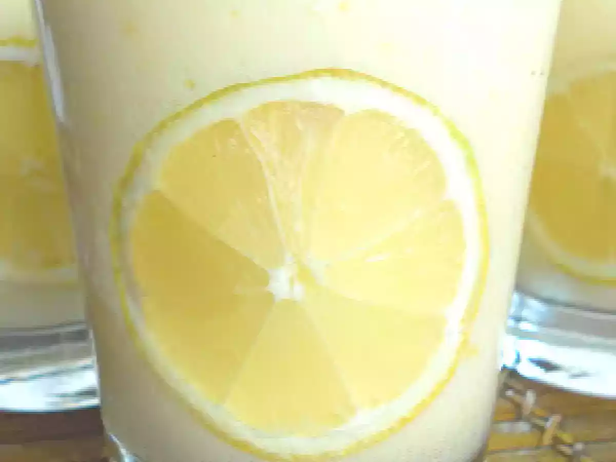 Mousse al limone, light