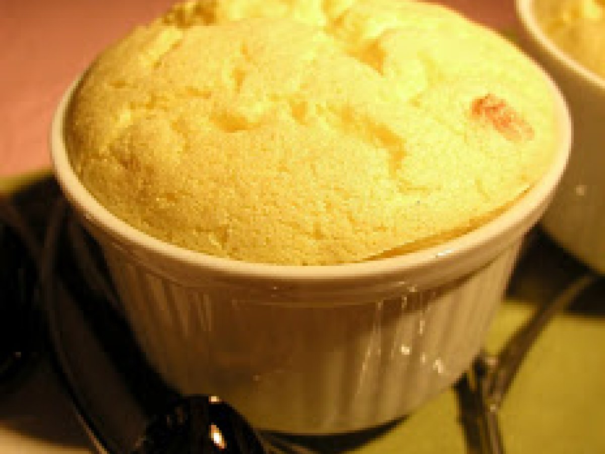 Mousse d'ananas e versione soufflè