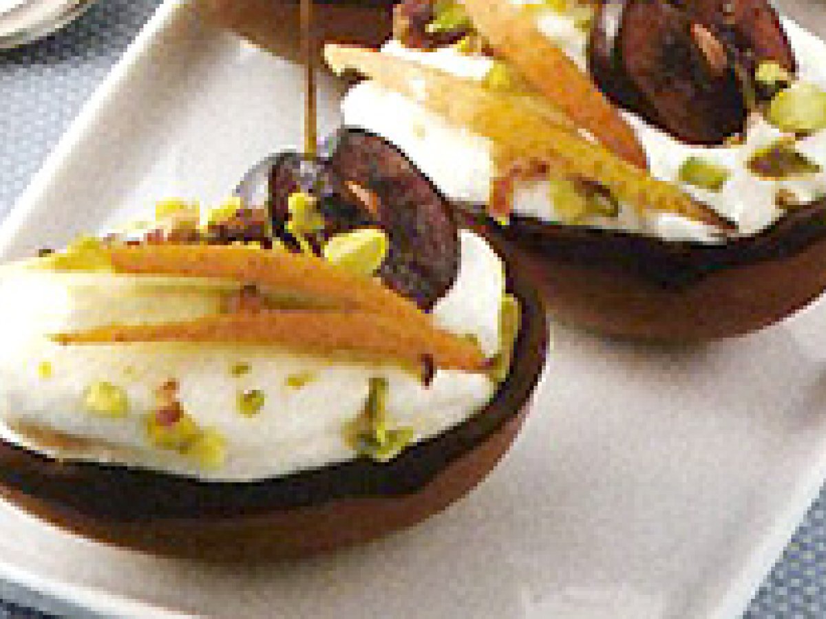 Mousse di mascarpone all'arancia