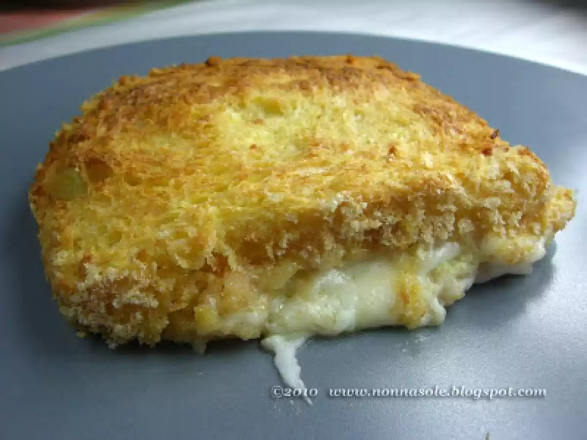 Mozzarella in carrozza al forno