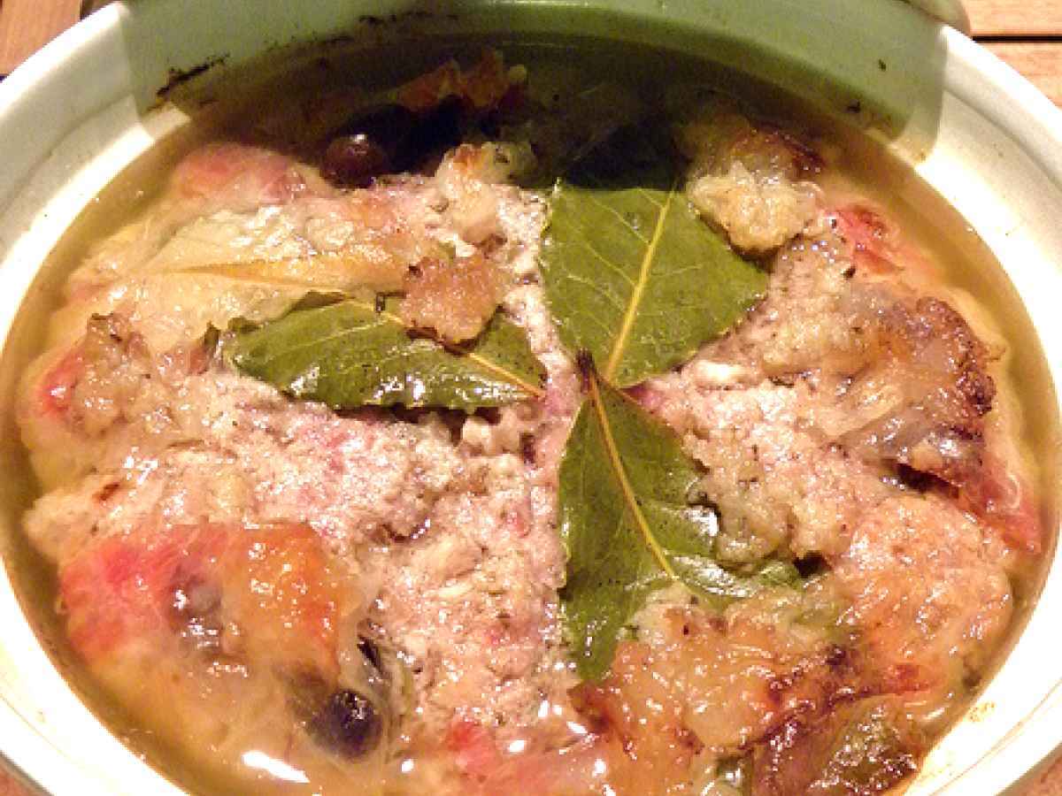 Mtc di novembre- Terrina di coniglio al porto con composta di cipolle di Diana