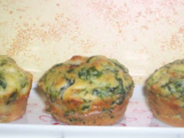 Muffin agli spinaci