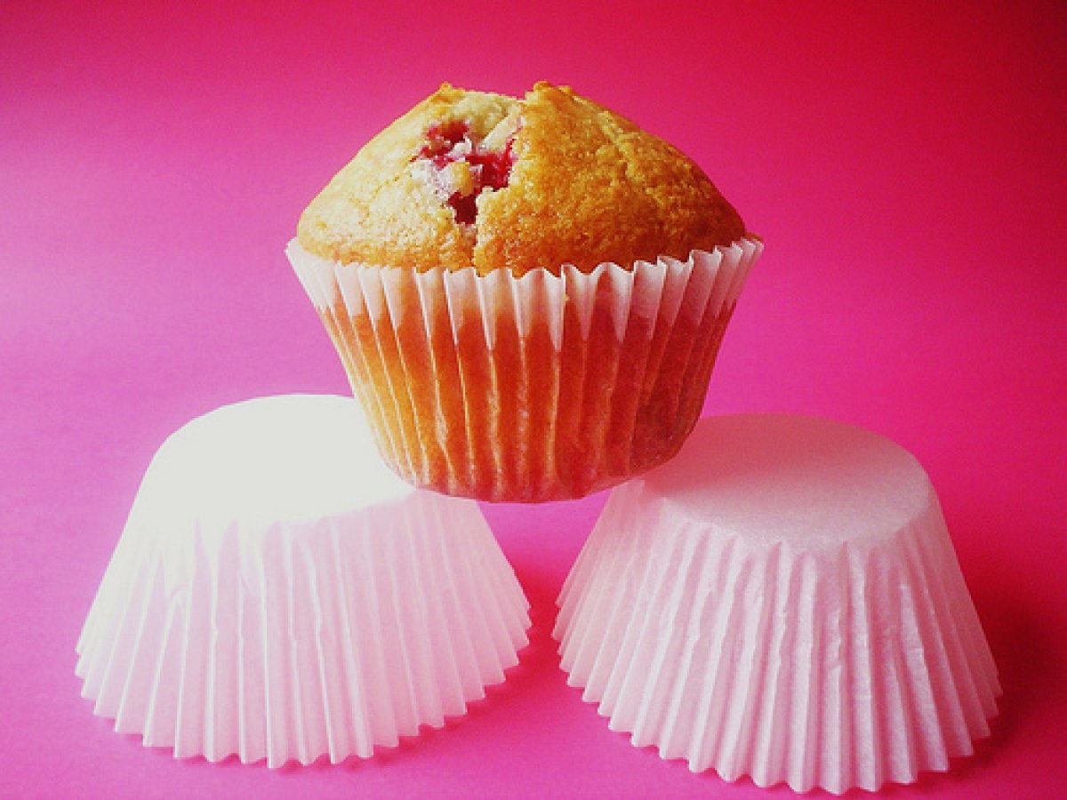 Muffin ai lamponi e cioccolato bianco - foto 2