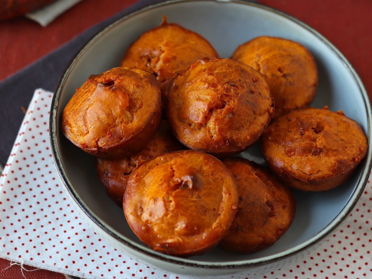 Muffin al chorizo: un tocco spagnolo che sorprenderà i tuoi ospiti!