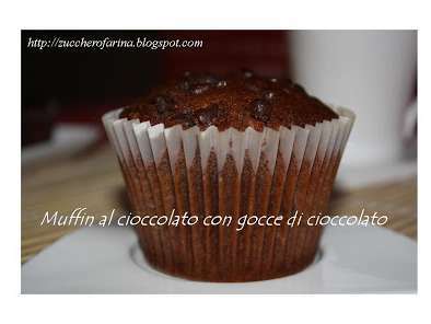 Muffin al cioccolato con gocce di cioccolato di Nigella Lawson