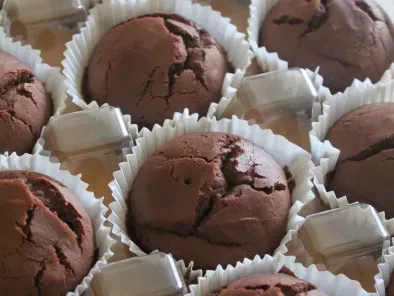 Muffin al cioccolato fondente senza uova e senza burro