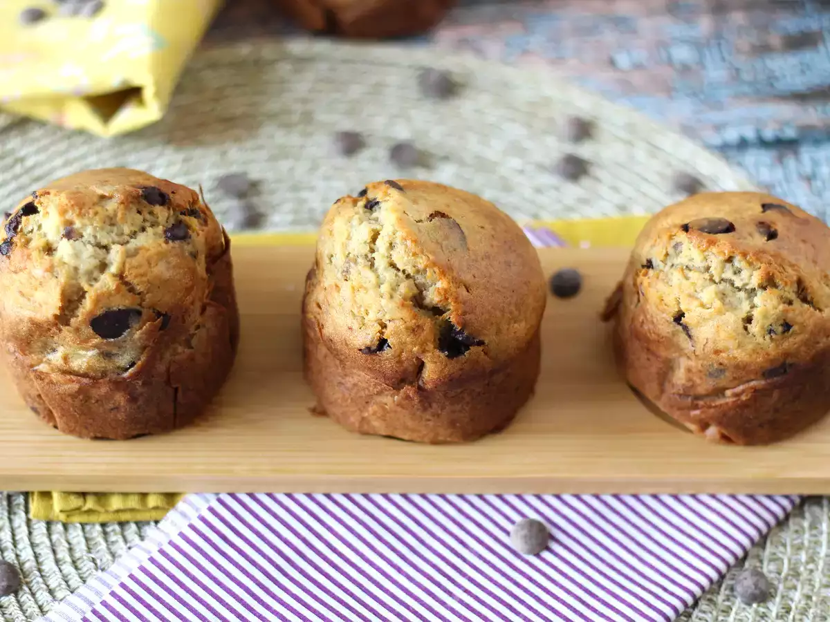 Muffin alla banana e gocce di cioccolato extra gourmet - foto 6