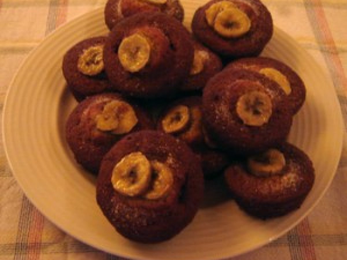 Muffin alla banana senza latte