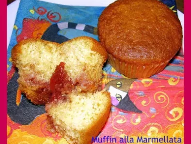 Muffin alla marmellata di fragole