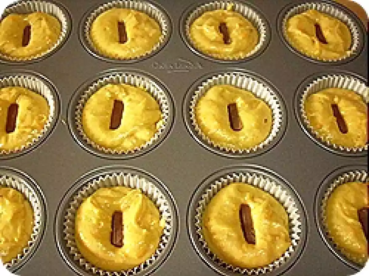 Muffin alla zucca con cuore tenero di cioccolato - foto 3