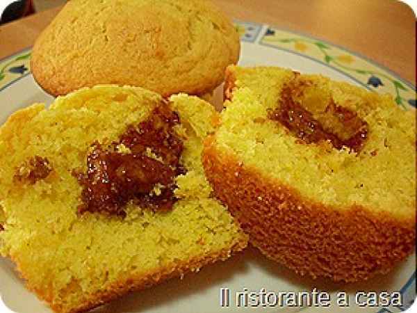 Muffin alla zucca con cuore tenero di cioccolato, foto 16