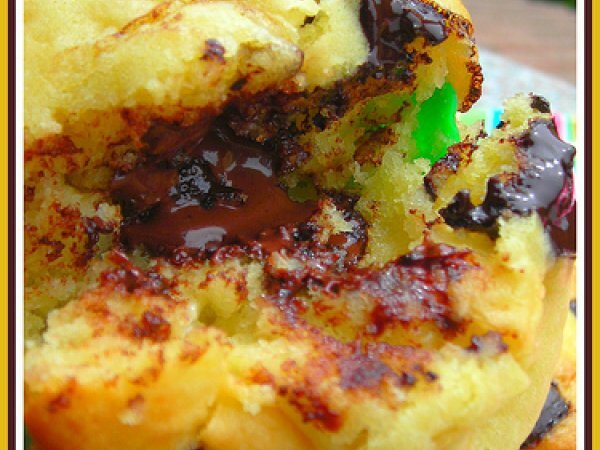 MUFFIN ALLE MELE E CIOCCOLATO EXTRA FONDENTE, foto 2