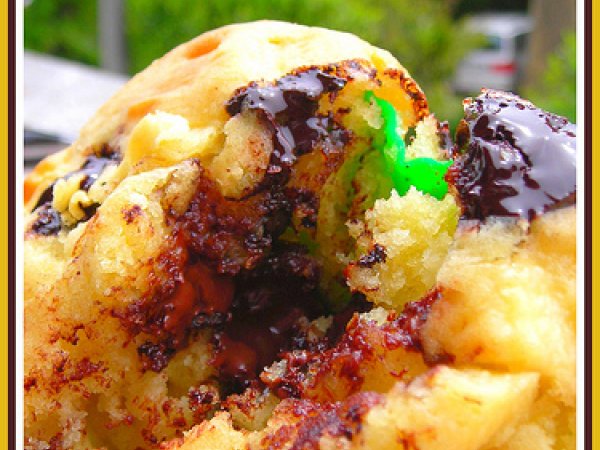 MUFFIN ALLE MELE E CIOCCOLATO EXTRA FONDENTE, foto 3