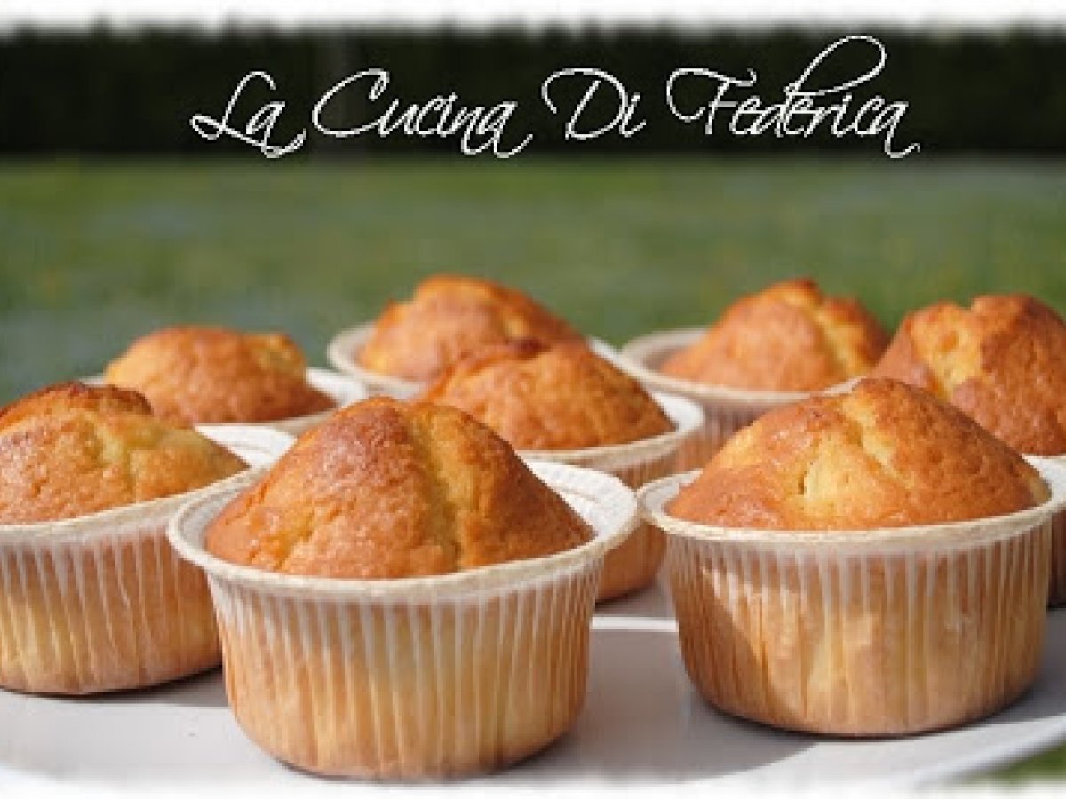 Muffin allo yogurt greco e mele