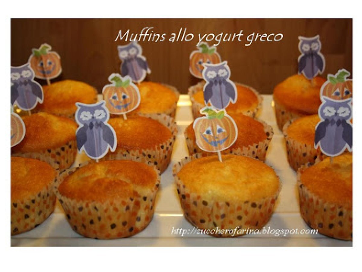 MUFFIN ALLO YOGURT GRECO PER HALLOWEEN