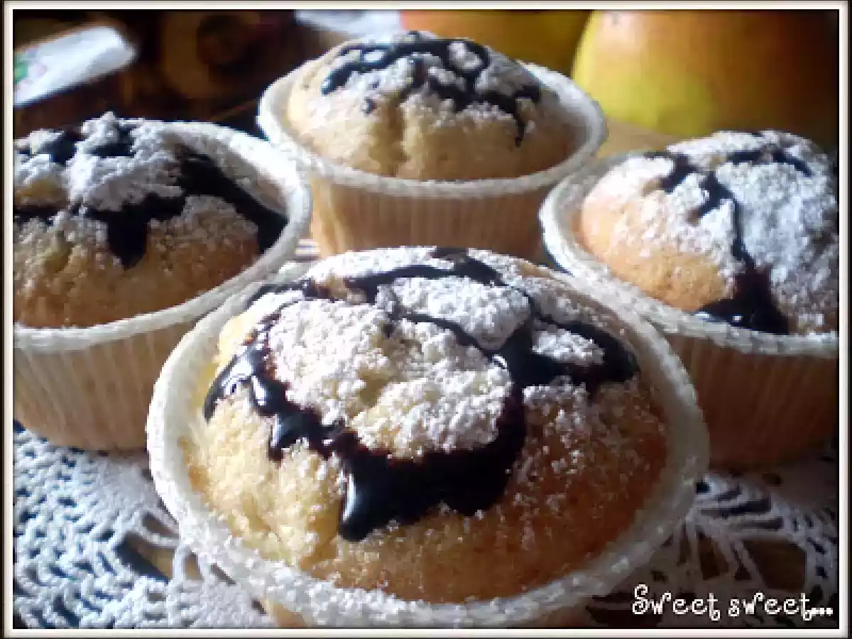 MUFFIN BIANCHI CON ALBUMI, MELE E COCCO - foto 7