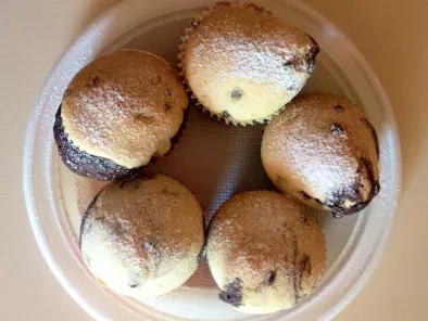 Muffin bicolore senza uova, latte e burro