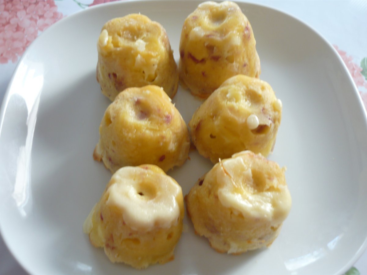 Muffin caciocavallo e speck