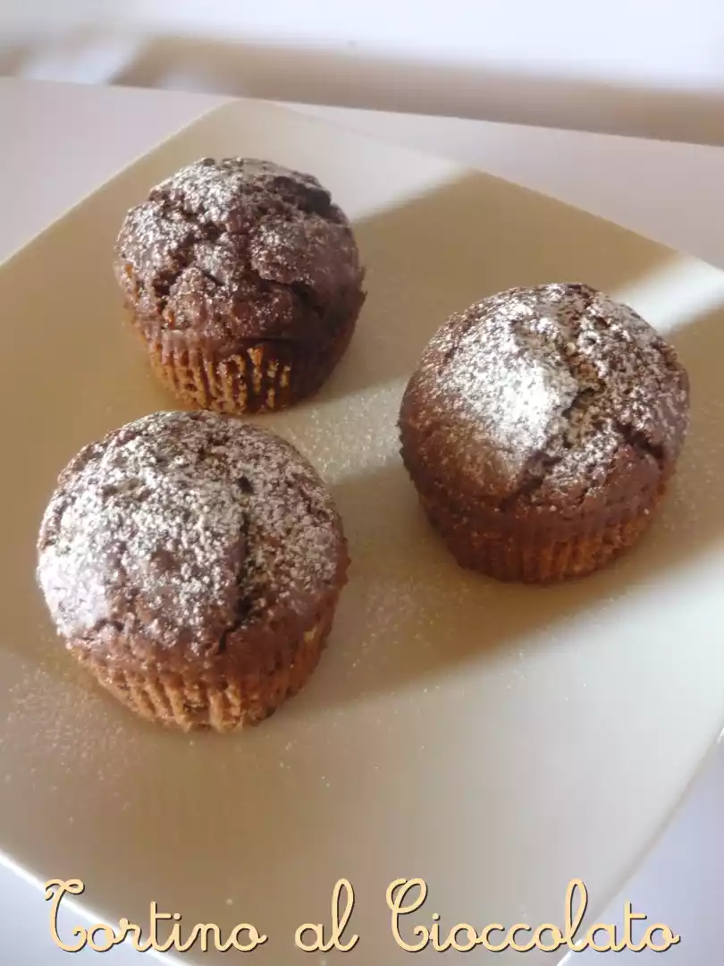 Muffin ciocco banana senza uova
