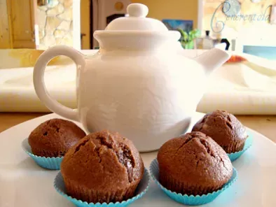 Muffin cioccolato e marmellata di pere - foto 3