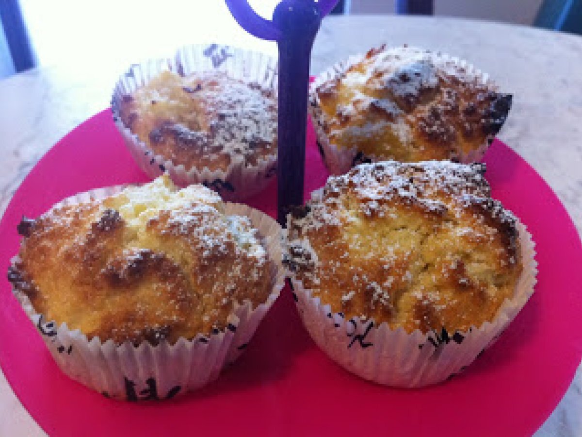 Muffin cocco e ananas