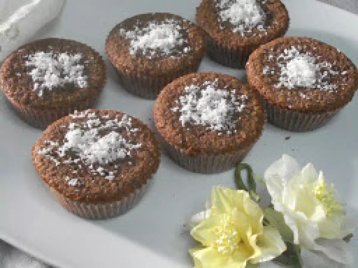 Muffin cocco e Nutella - foto 2