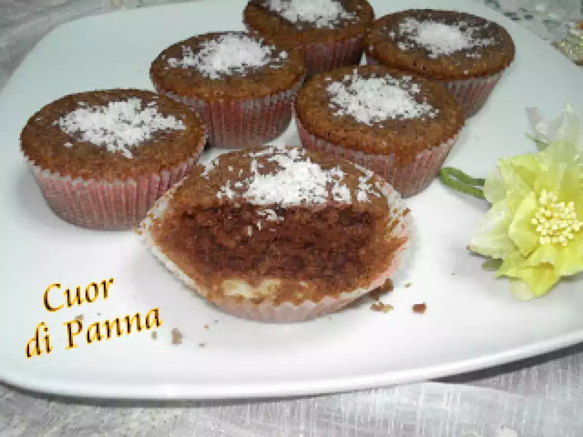 Muffin cocco e Nutella - foto 3