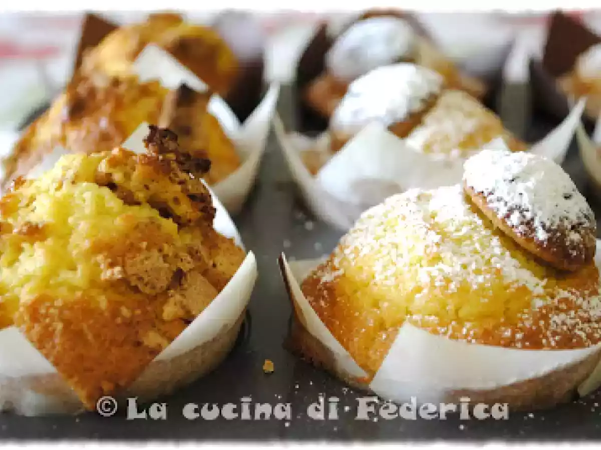 Muffin con amaretti