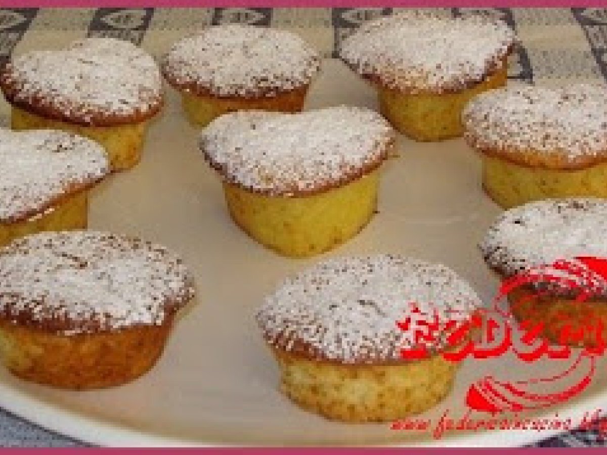 Muffin con crema pasticcera