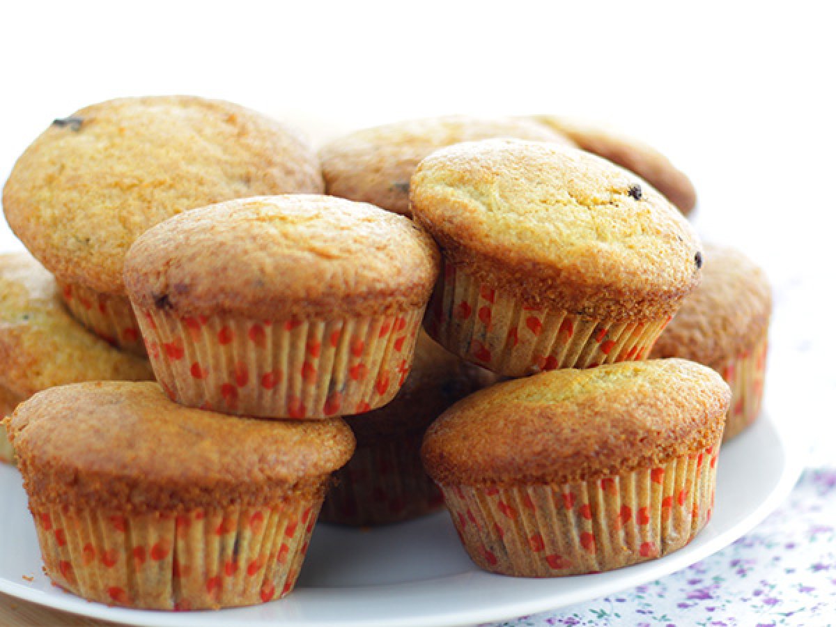 Muffin con gocce di cioccolato - Ricetta americana - foto 2