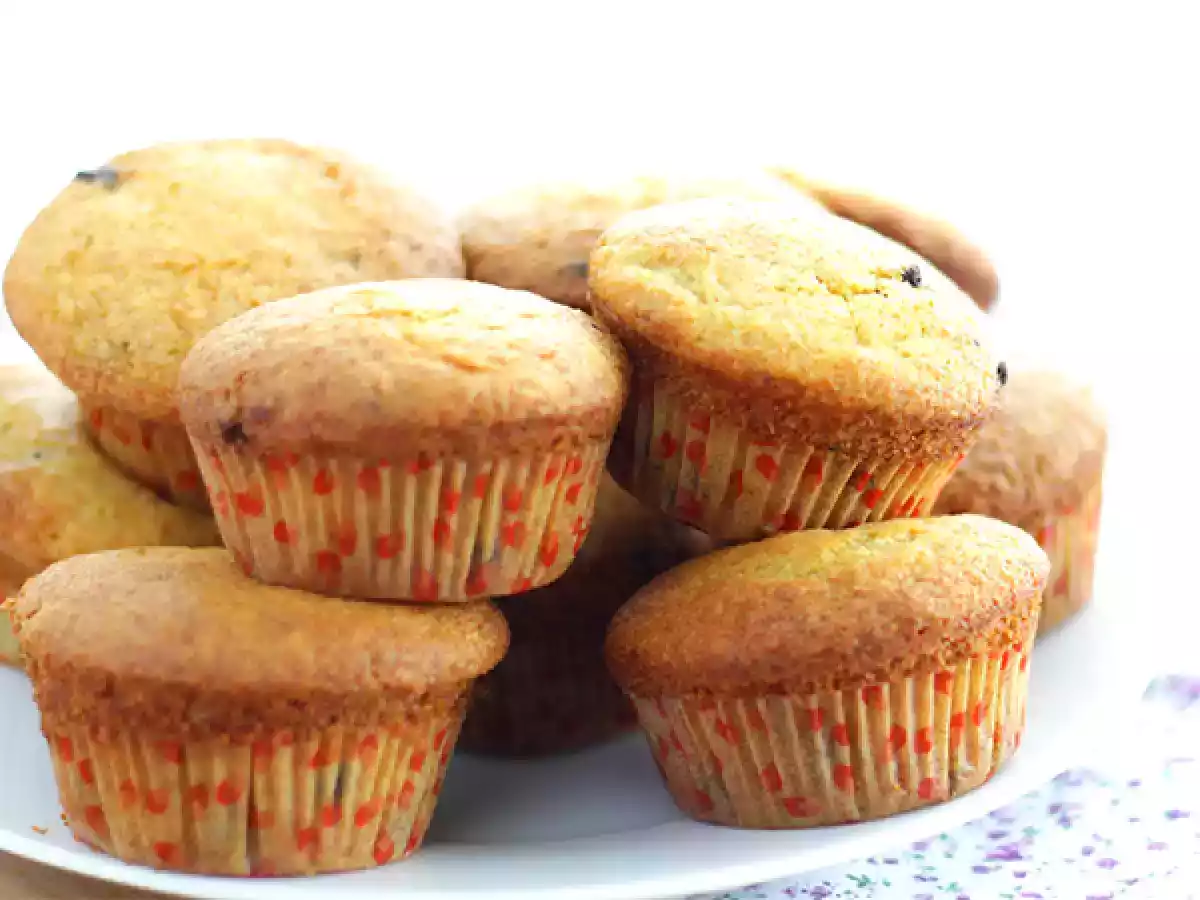 Muffin con gocce di cioccolato - Ricetta americana - foto 2
