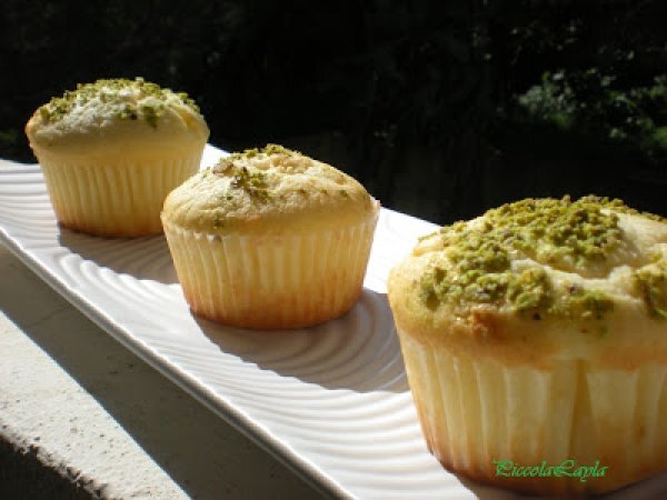 Muffin con Ricotta, Agrumi e granella di Pistacchio - foto 4