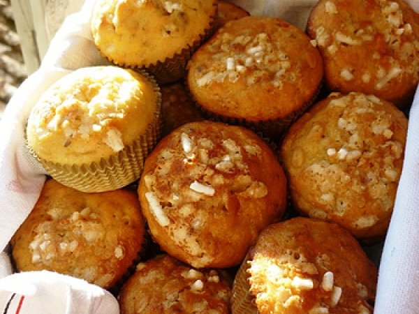 Muffin con un cuore di lamponi, foto 2