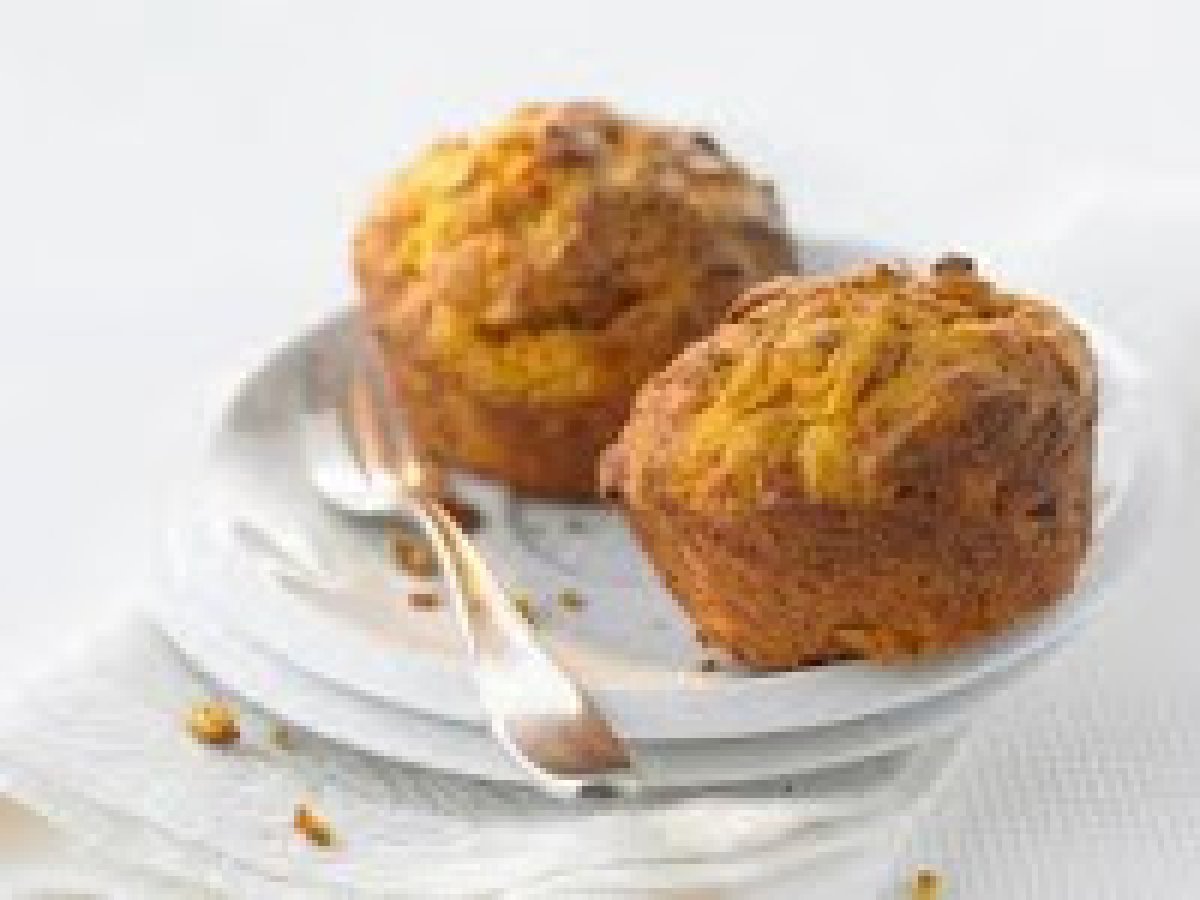 Muffin di zucca, zenzero e cannella