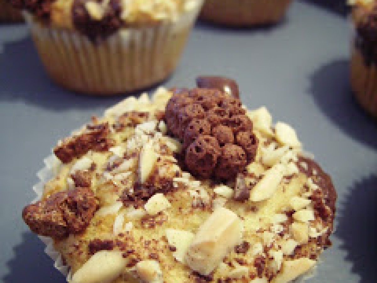 Muffin integrali con muesli... ma col topping che recupera!