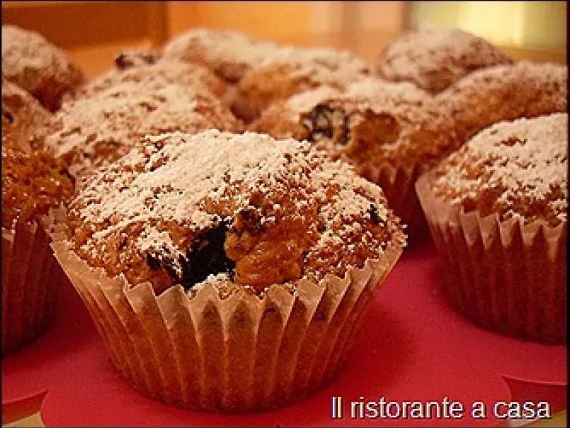 Muffin integrali con prugne