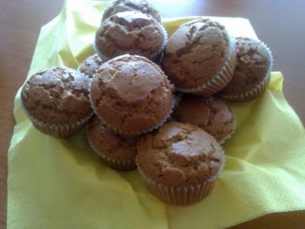 Muffin integrali senza burro, uova e latte...una delizia salutista