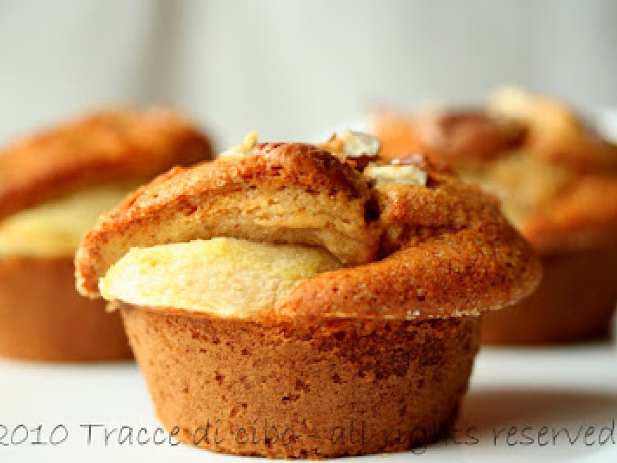 MUFFIN MELE, NOCI PECAN E MIELE