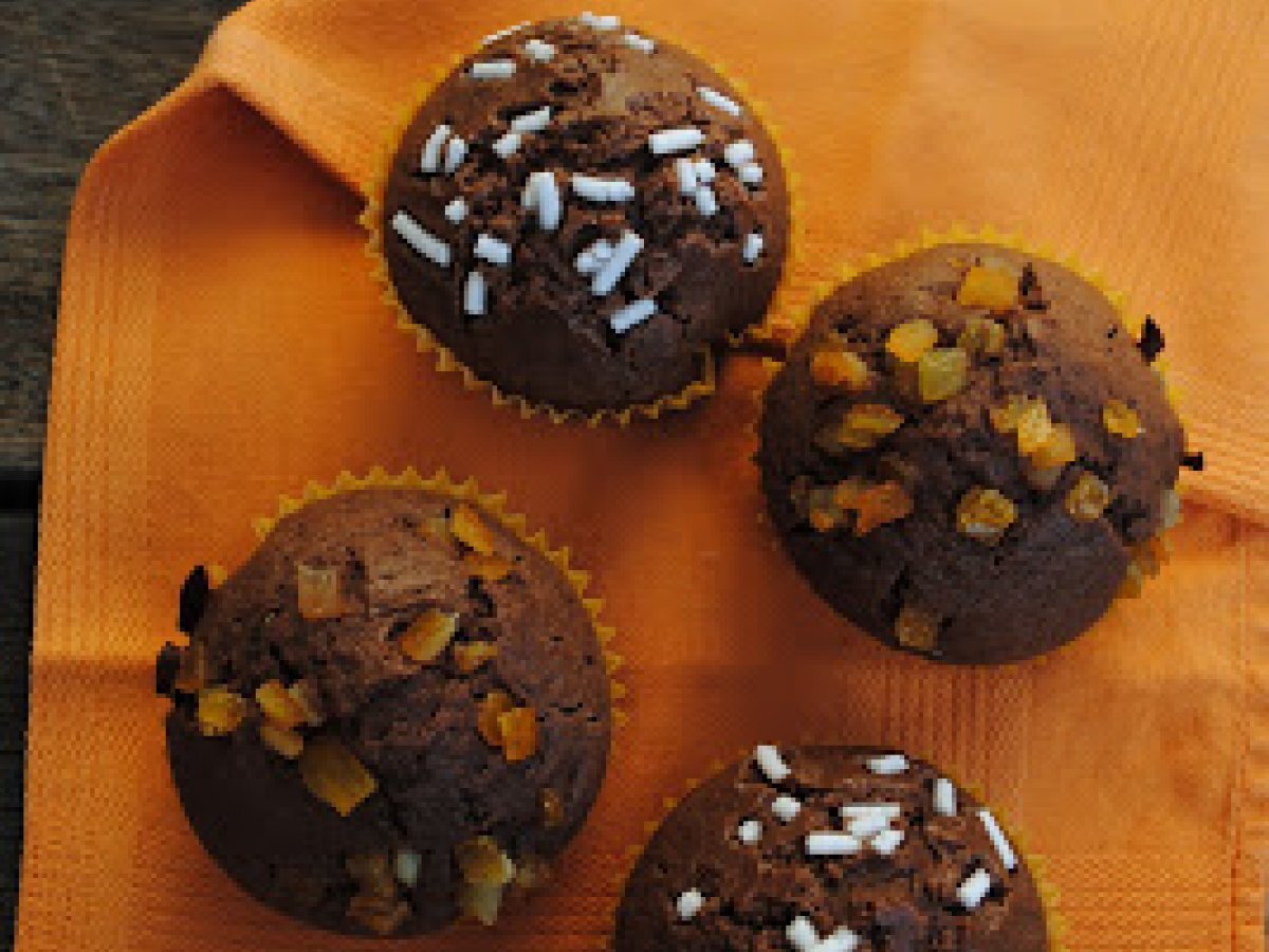 Muffin morbidi al cacao e kefir