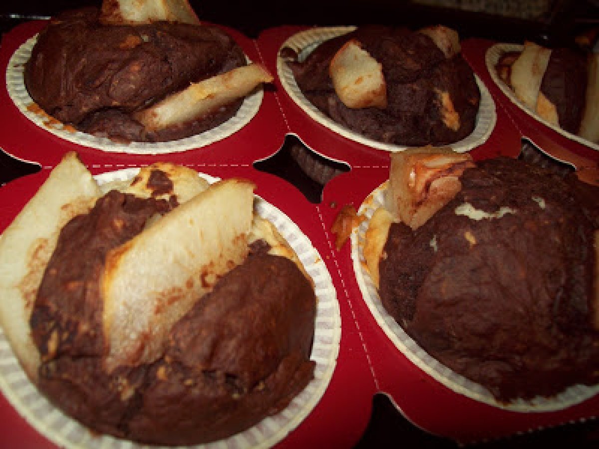 MUFFIN RICOTTA ALBUMI E PERE