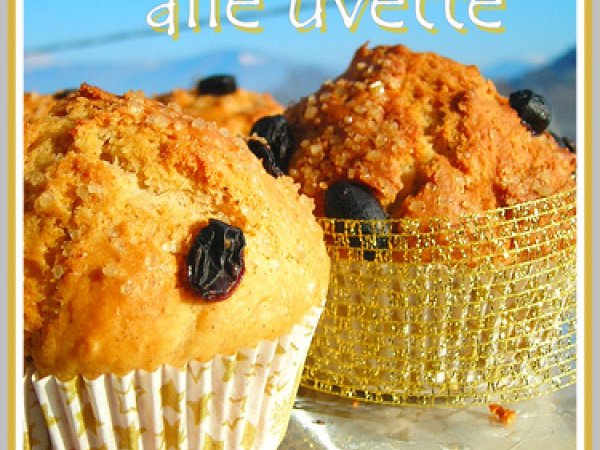 MUFFIN SPEZIATI ALLE UVETTE, foto 2