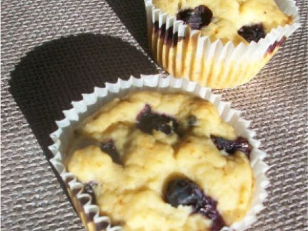 Muffin vegani ai mirtilli, foto 2