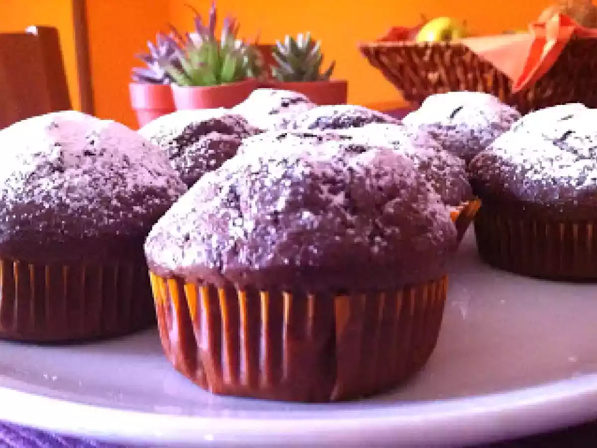 Muffin Yogurt e cacao al profumo di cannella - foto 2