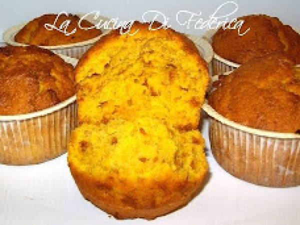 Muffin zucca e amaretti