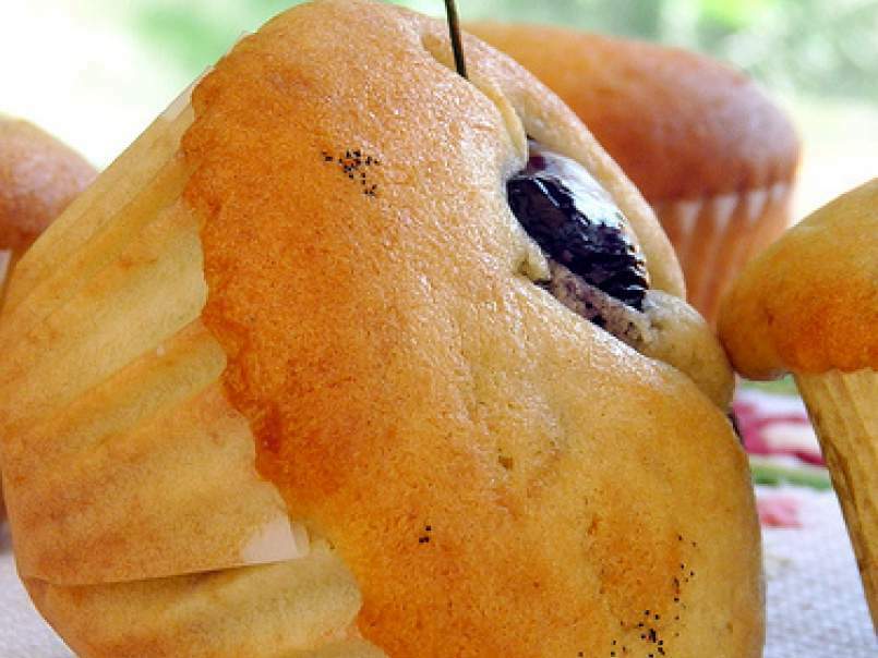 Muffins al mascarpone, ciliegie e vaniglia, foto 1